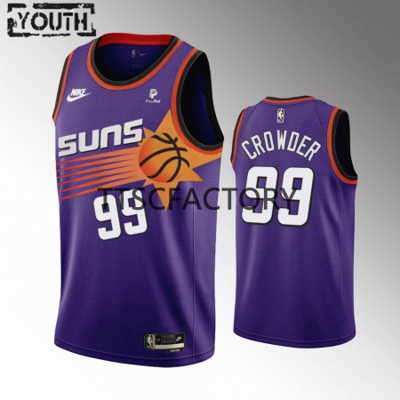 Maillot Basket Phoenix Suns Jae Crowder 99 Nike 2022-23 Classic Edition Violet Swingman - Enfant